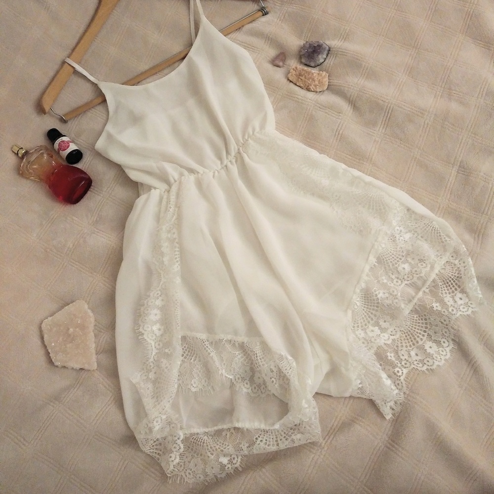 White Lace Romper ~ Sweet and Petite
